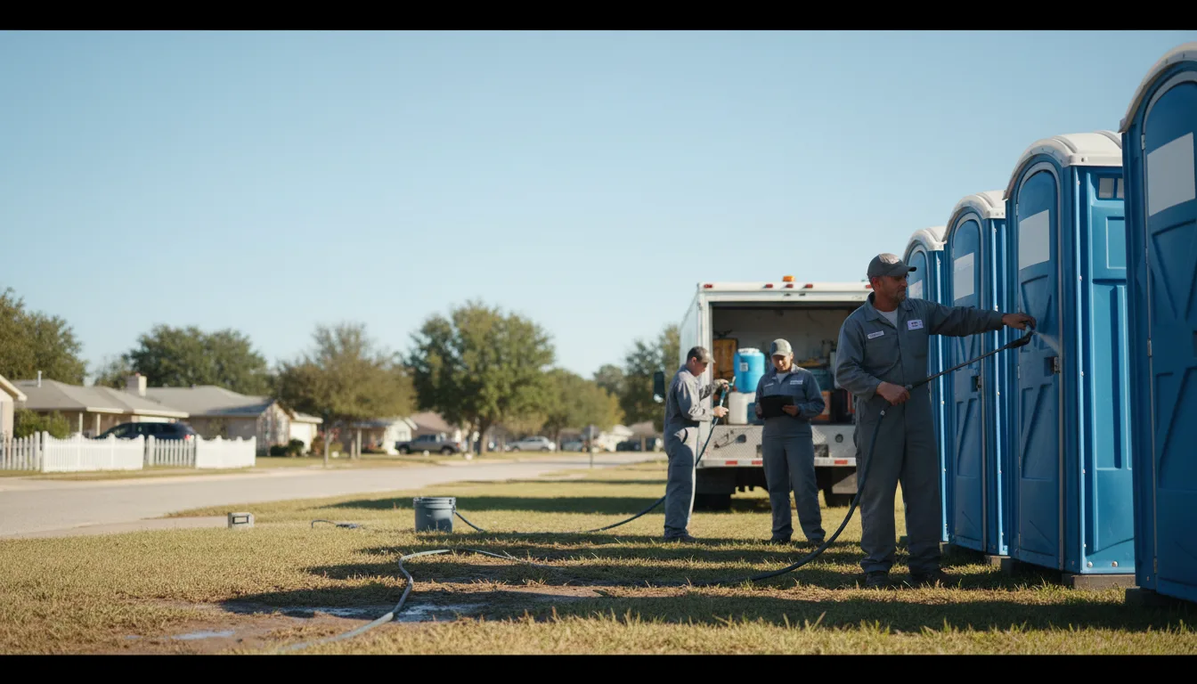 Long-Term Portable Toilet Rental in Lavon, TX near me